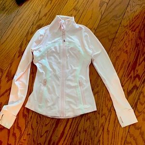 Pink & white lululemon jacket
